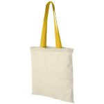 Mulepose med tryk, farvet hank, model Nevada gul