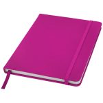 Notesbog med tryk, A5, hardcover, model Spectrum magenta