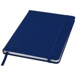 Notesbog med tryk, A5, hardcover, model Spectrum navy