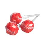 Slikkepind med logo, rund