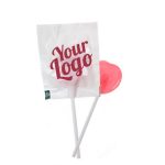 Slikkepind med logo, hjerte