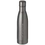 Termoflaske med logo, 500 ml, model vasa grå