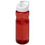 Sportsflaske med hældetud og logo, 650 ml, model H2O Base