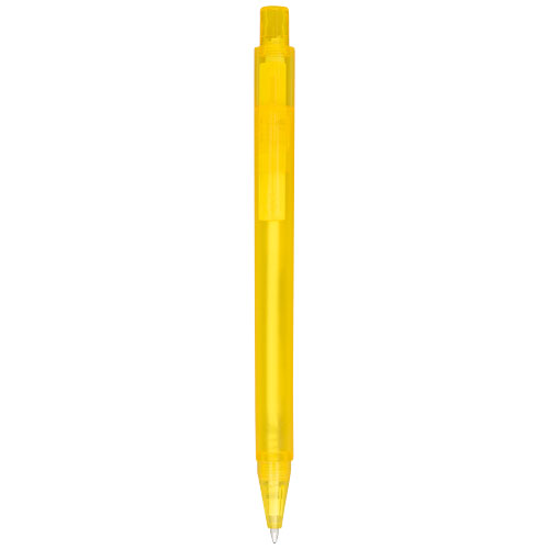 Kuglepen med tryk, model Calypso gul