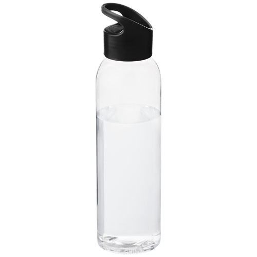 Vandflaske med logo, 650 ml, model Sky sort