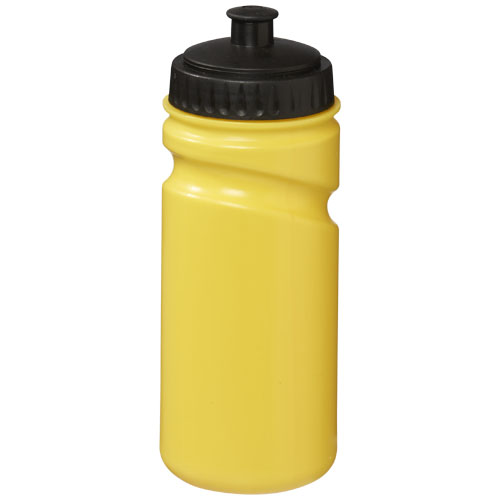 Basis drikkedunk med logo, 500 ml, model Basic gul