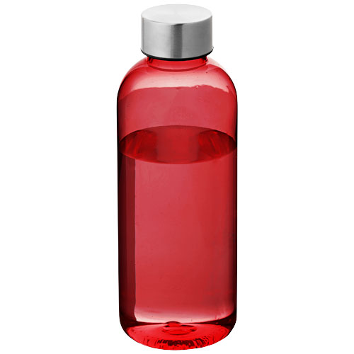 Vandflaske med logo, 600 ml, model Spring rød