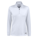 Sports trøje med logo, model Traverse, Cutter&Buck hvid