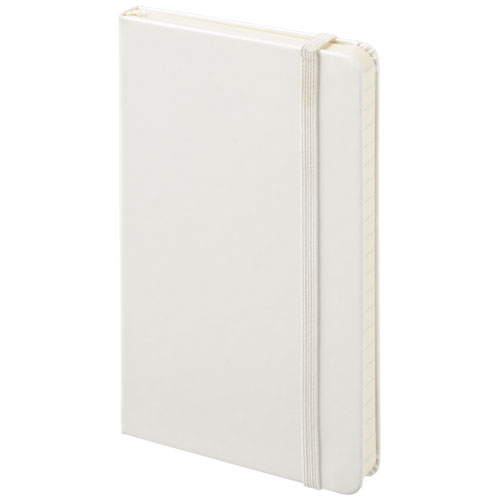 Moleskine notesbog med logo, 9x14 cm, model Classic Pocket hvid