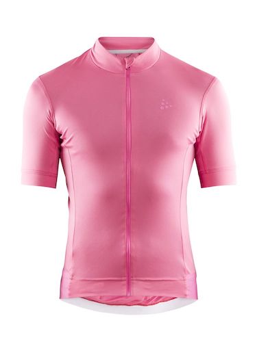 Craft-Essence-cykeltrøje-med logo-herre-lyserød