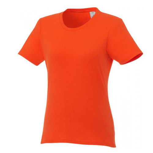 Basis t-shirt med logo, dame, model Hero orange