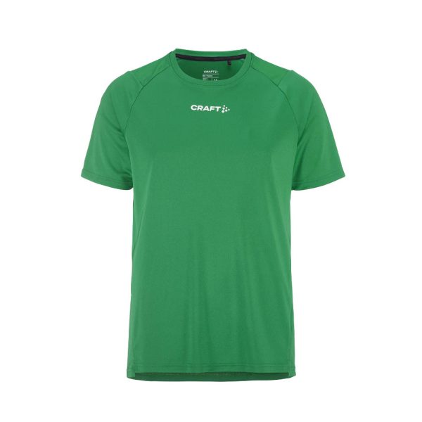 Sports-t-shirt-med-logo-model-rush-groen