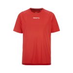 Sports-t-shirt-med-logo-model-rush-roed