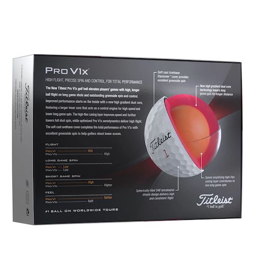 Titleist-golfbolde-med-logo-ProV1x-bagside