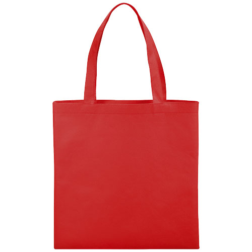 Mulepose med tryk, non-wowen, model Zeus, rød