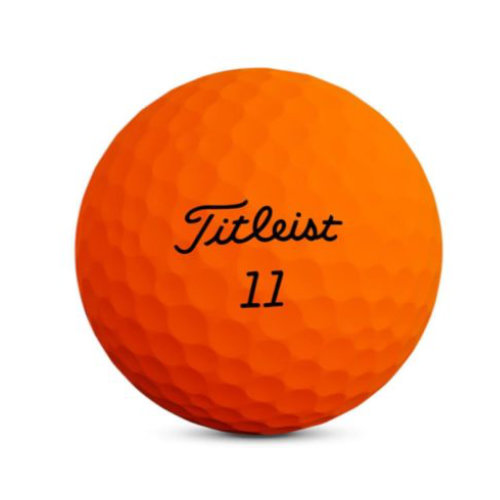 Titleist golfbolde med logo orange