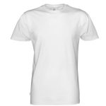 Tshirt med logo cottover øko fairtrade hvid