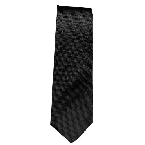 Oxford-silke-slips-med-logo-broderi-sort