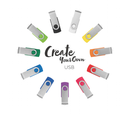 USB med logo farver