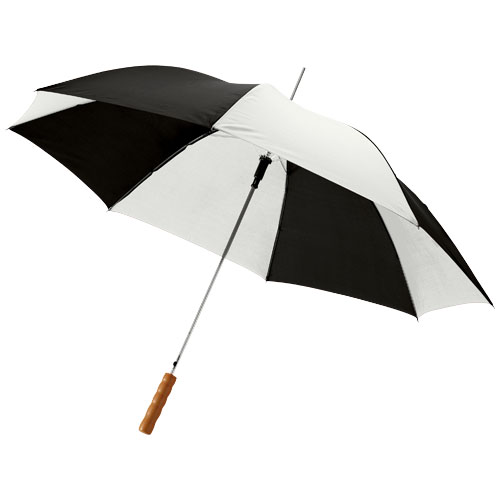 Stor paraply med logo, Ø 102 cm, model Lisa block