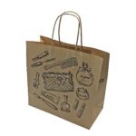 stor papirspose med tryk