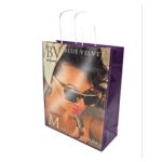 Stor papirspose med tryk