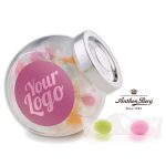 Anthon Berg fugleæg i krukke med logo