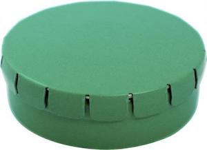 Clic Clac pastilæske med logo grøn