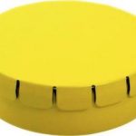 Clic Clac pastilæske med logo gul