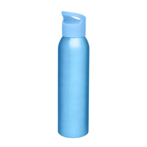 Alu-vandflaske-med-logo-sky-lyseblå
