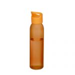 Vandflaske-i-glas-med-logo-sky-orange
