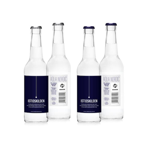 Logovand, 0,33l, glasflaske
