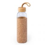 Vandflaske-i-glas-med-logo-på-kork-500-ml-model-Trupak-Kork