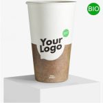 Engangs-papkrus-med tryk-enkeltlag-bionedbrydelig-450ml