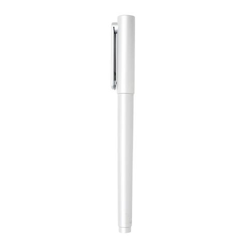 Kuglepen med hætte og logo, ultra glide blæk, model X6 Cap hvid