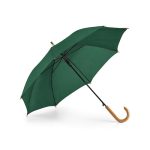 Paraply med logo, træskaft, Ø 104 cm, model Patti grøn