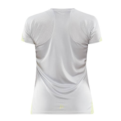 Padel-t-shirt-med-logo-dame-craft-hvid-ryg