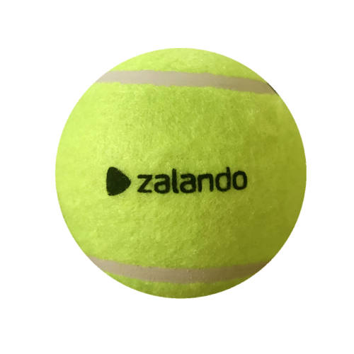 Tennisbold-med-logo-model-promo-standard-gul