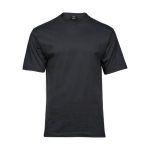 Tshirt-med-logo-tryk-model-softee-morkgraa