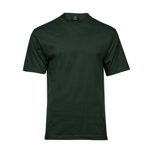 Tshirt-med-logo-tryk-model-softee-morkgron