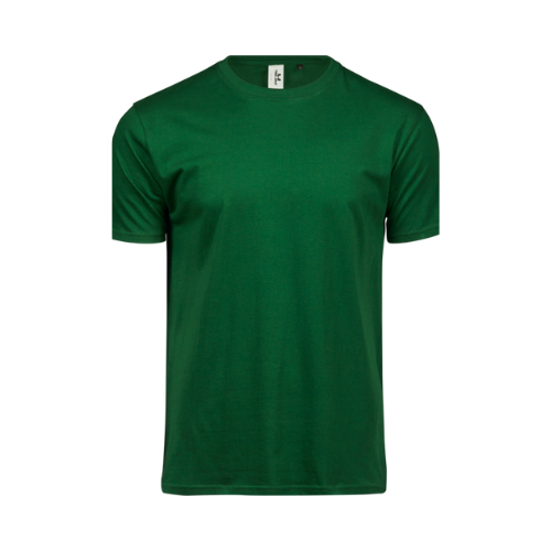 Grøn herre t-shirt med logo
