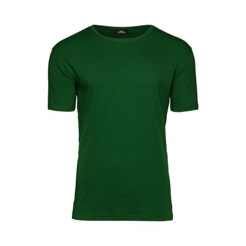 grøn herre t-shirt set forfra
