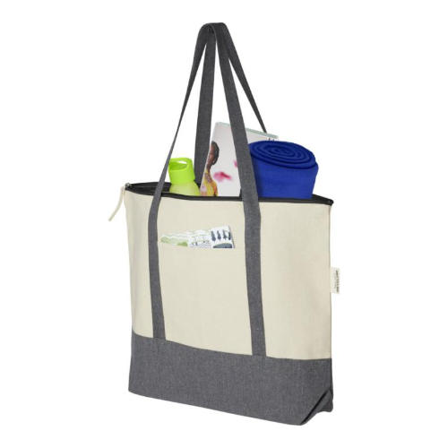 Shopper-taske-med-logo-tryk-genbrugsbomuld-baeredygtig-miljovenlig