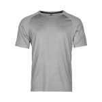 Sports-t-shirt-med-logo-herre-graa-meleret-tee-jays