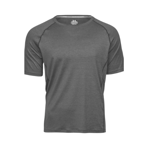 grå sports t-shirt med logo