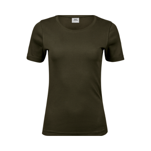 army dame t-shirt med logo