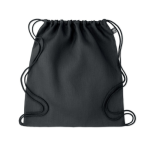 sort bæredygtig gymnastikpose med logo