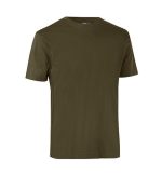 Tshirt-med-tryk-model-T-time-ID-identity-oliven-army-gron
