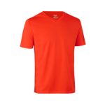 Sports-tshirt-med-logo-v-hals-model-ID-Identity-Yes-Active-orange