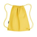 Gymnastikpose-med-tryk-oekologisk-fairtrade-neutral-gul